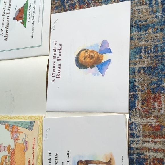 David Adler A Picture Book Series Paperback Set of 4 - Used - Picture 7 of 10